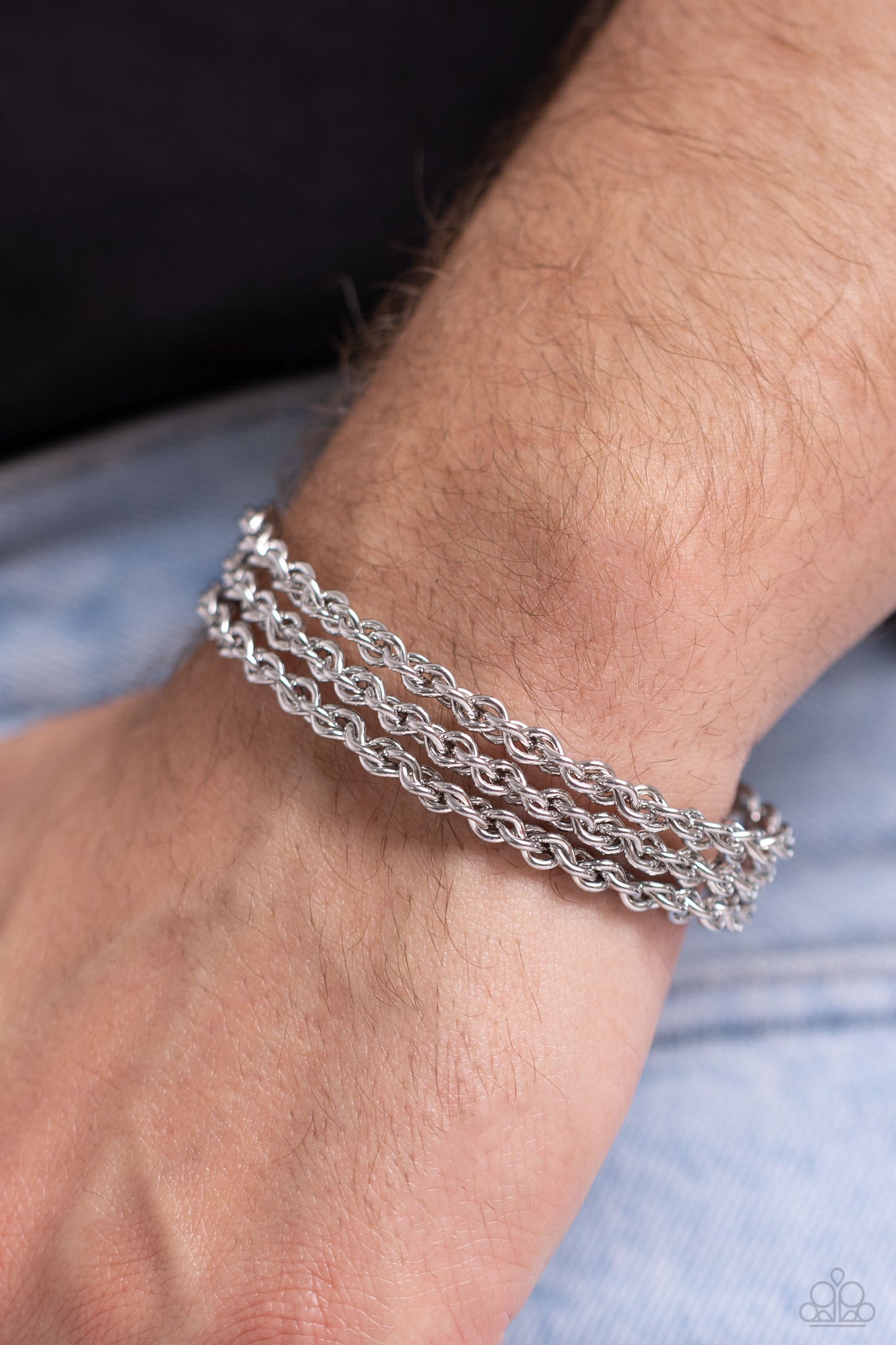 Pit Crew - Silver Bracelet