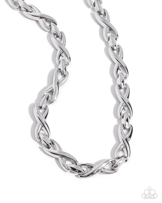 Infinite Influence - Silver Necklace