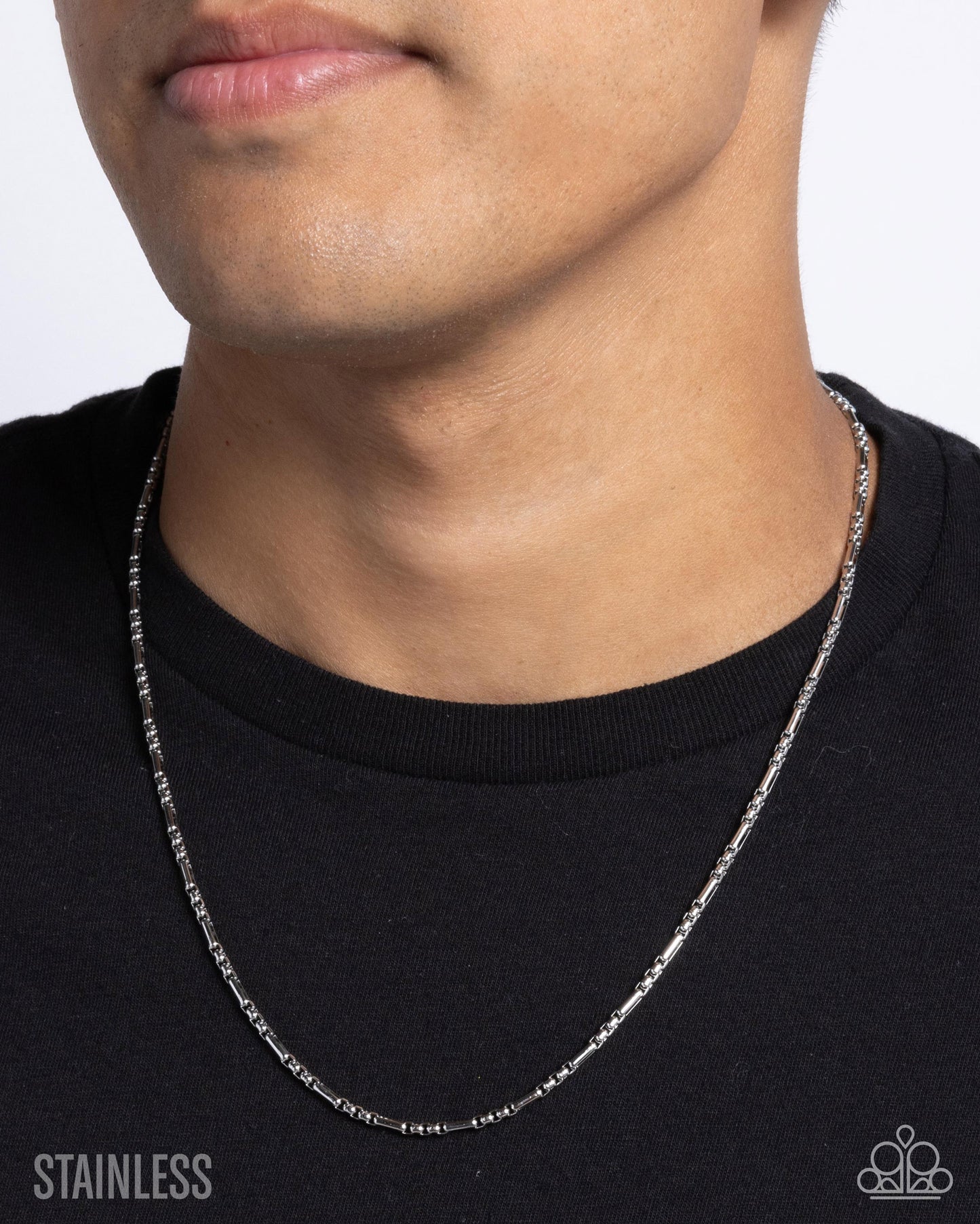 Pondering Paperclip - Silver Necklace