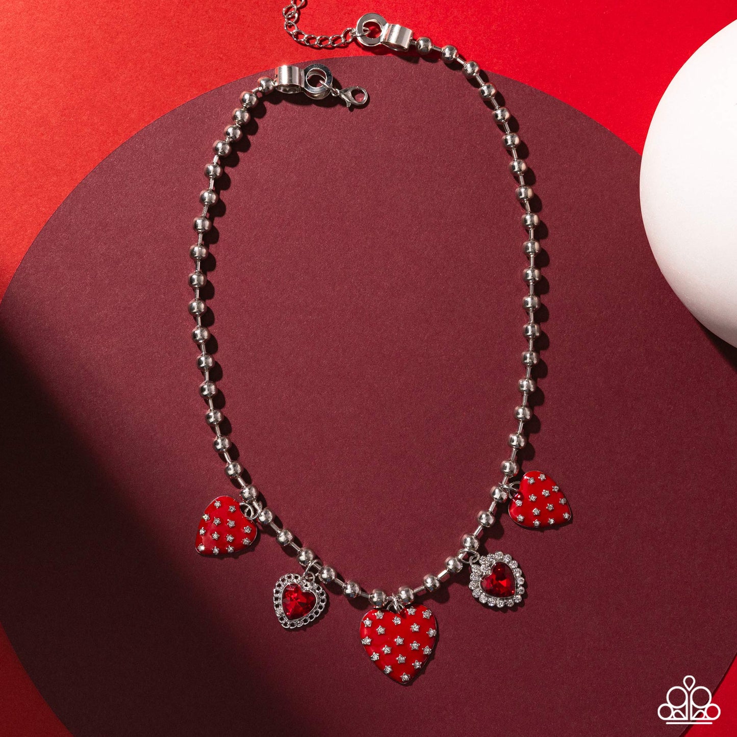 Mutual Affection - Red Necklace