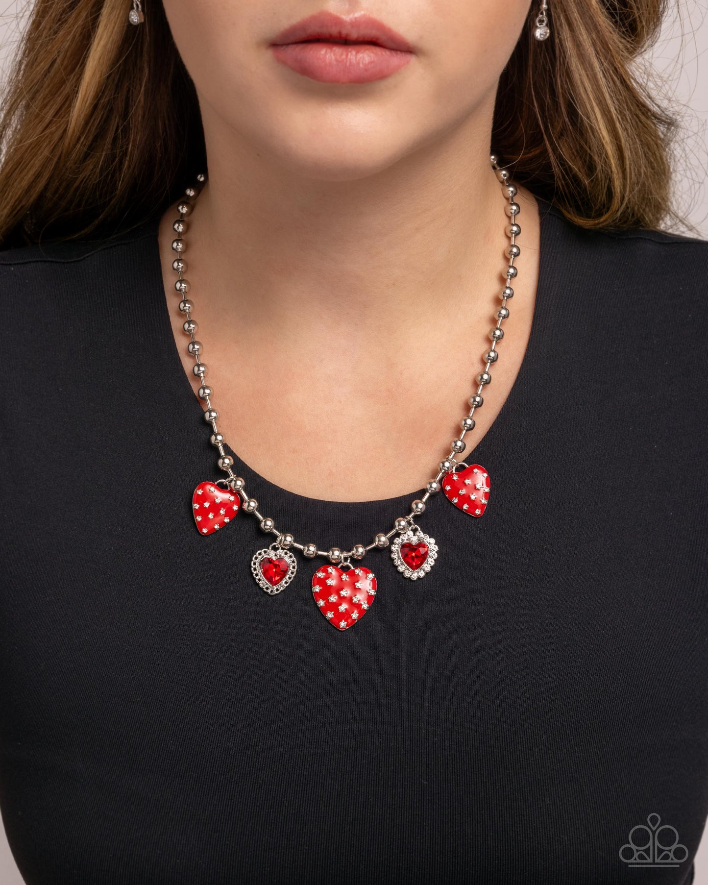 Mutual Affection - Red Necklace