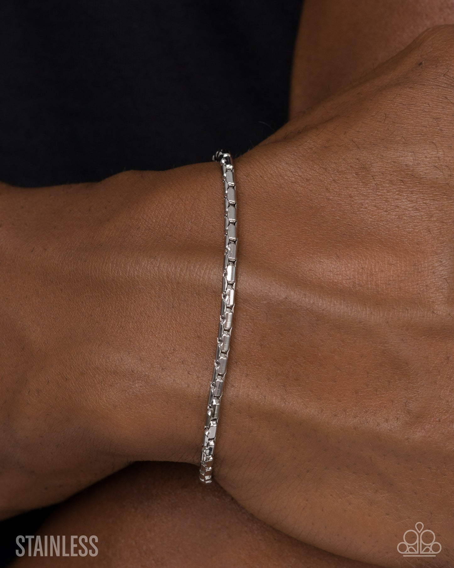 Formidably Fastened - Silver Bracelet