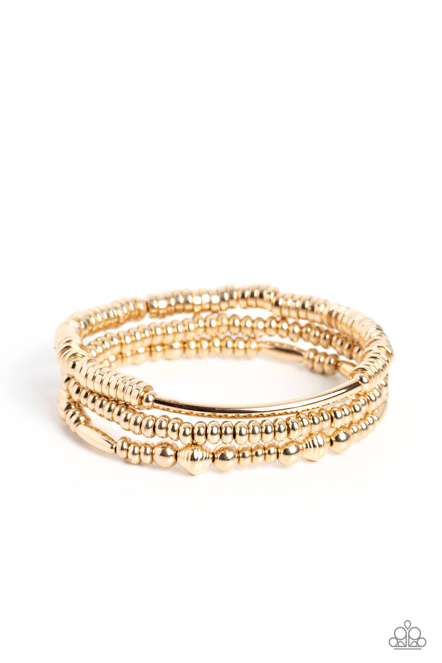 Monochromatic Medley - Gold Bracelet