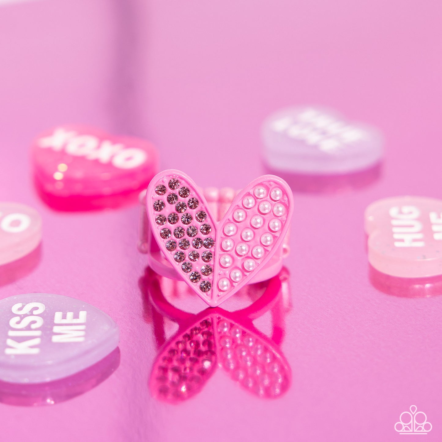 Hometown Heart - Pink Ring