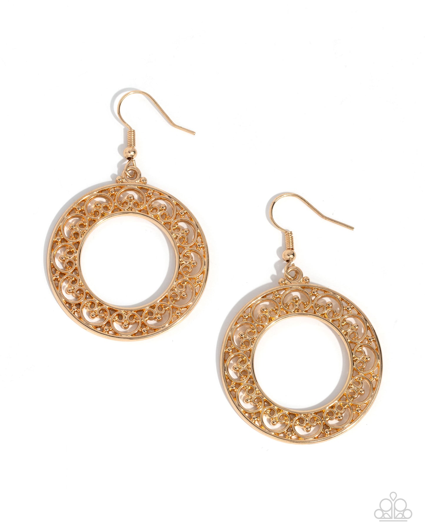 Vineyard Valentine - Gold Earring