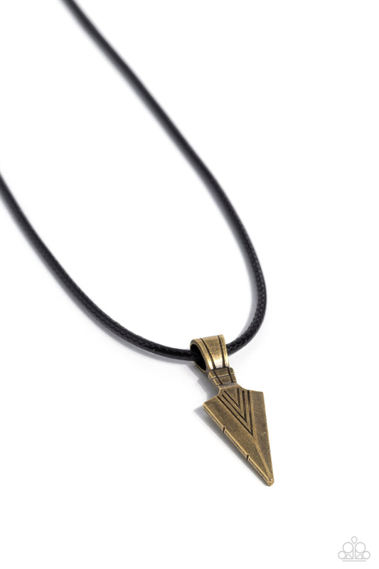 ARROWHEAD Rush - Brass Necklace