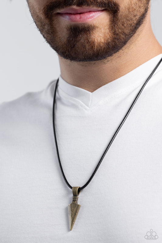 ARROWHEAD Rush - Brass Necklace