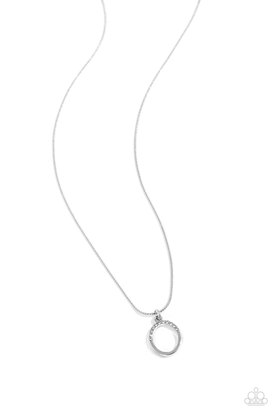 Letter of the Law - White - O Necklace