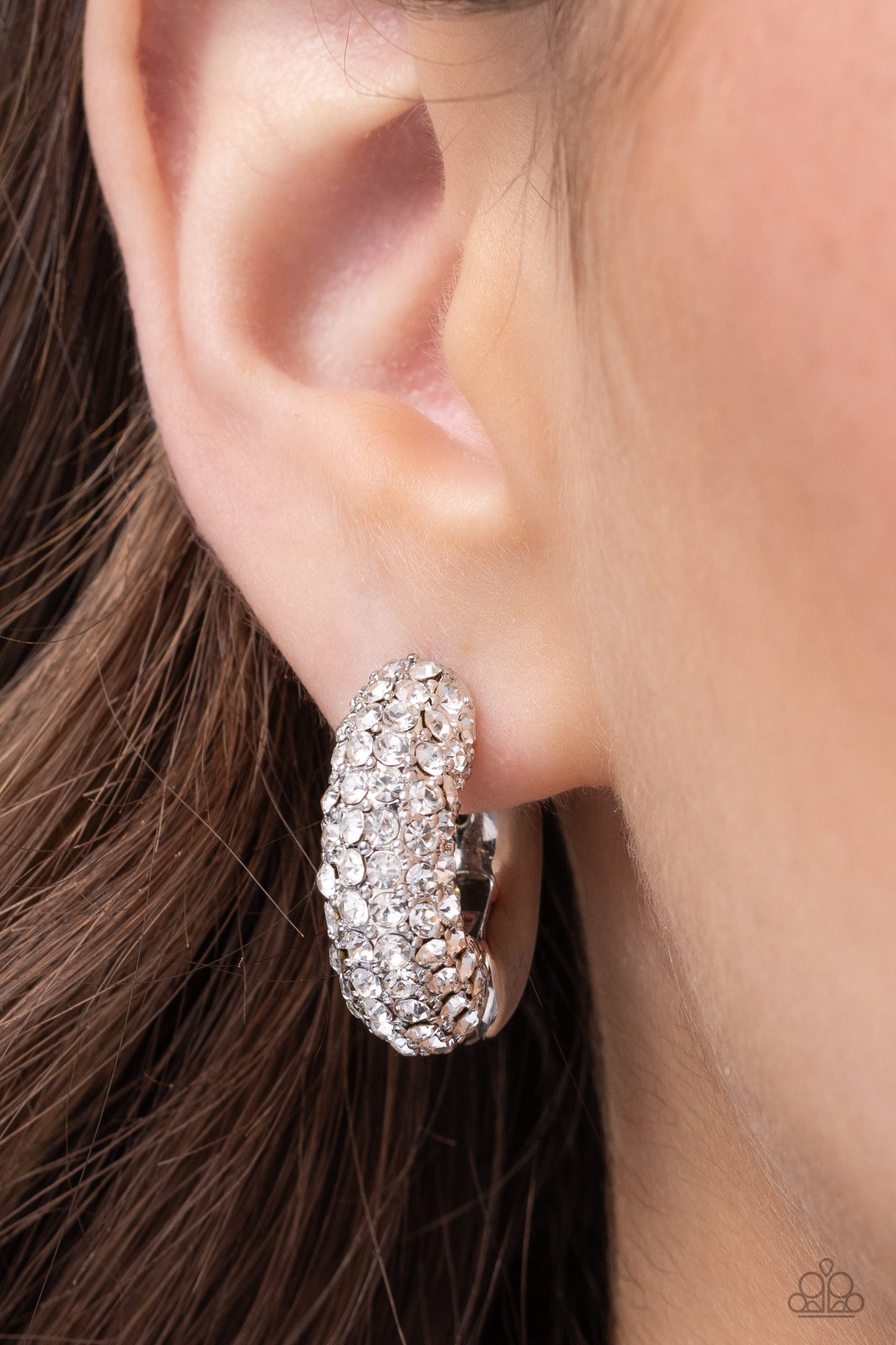 Combustible Confidence - White Earring