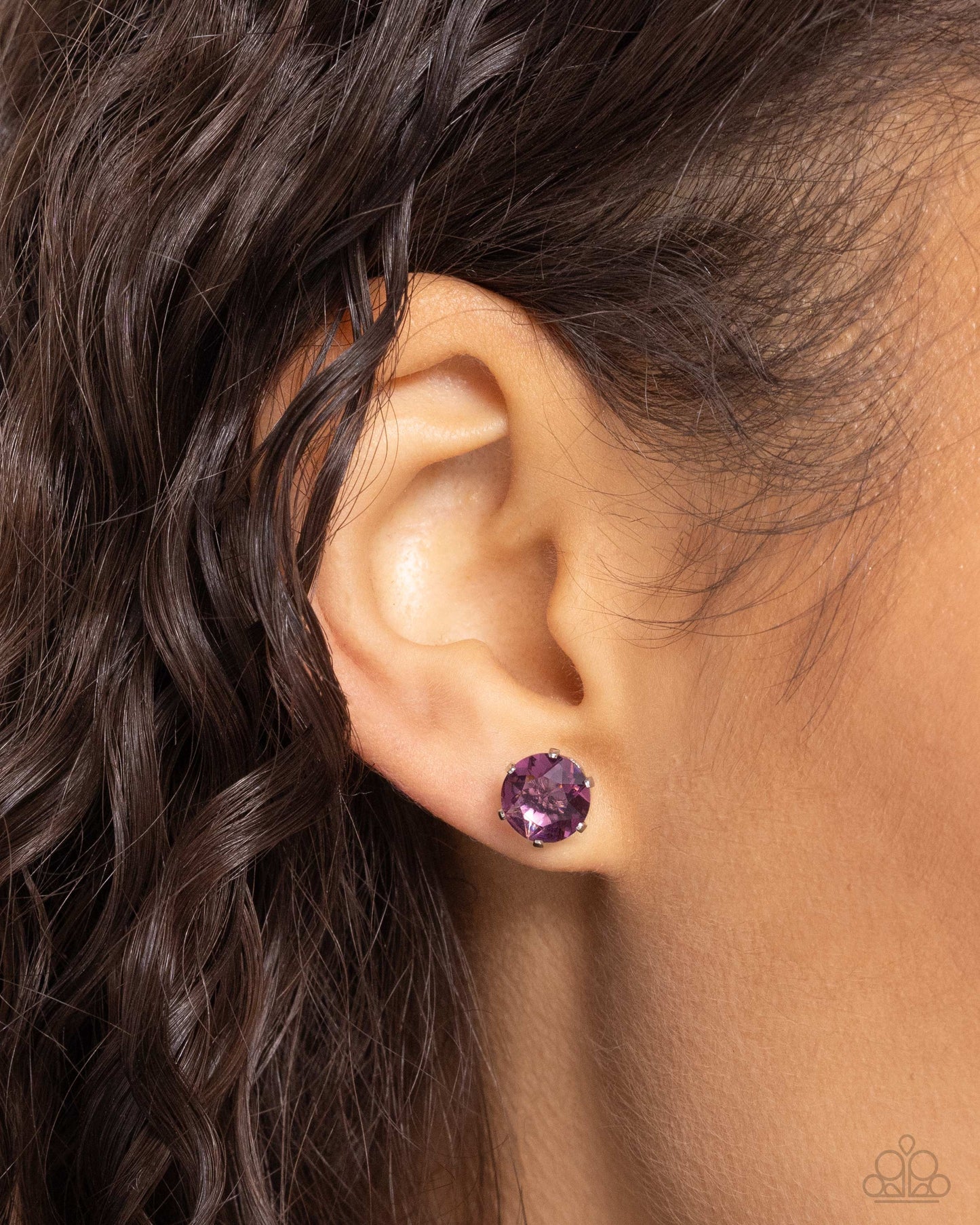 Breathtaking Birthstone - Purple Earring Feb.