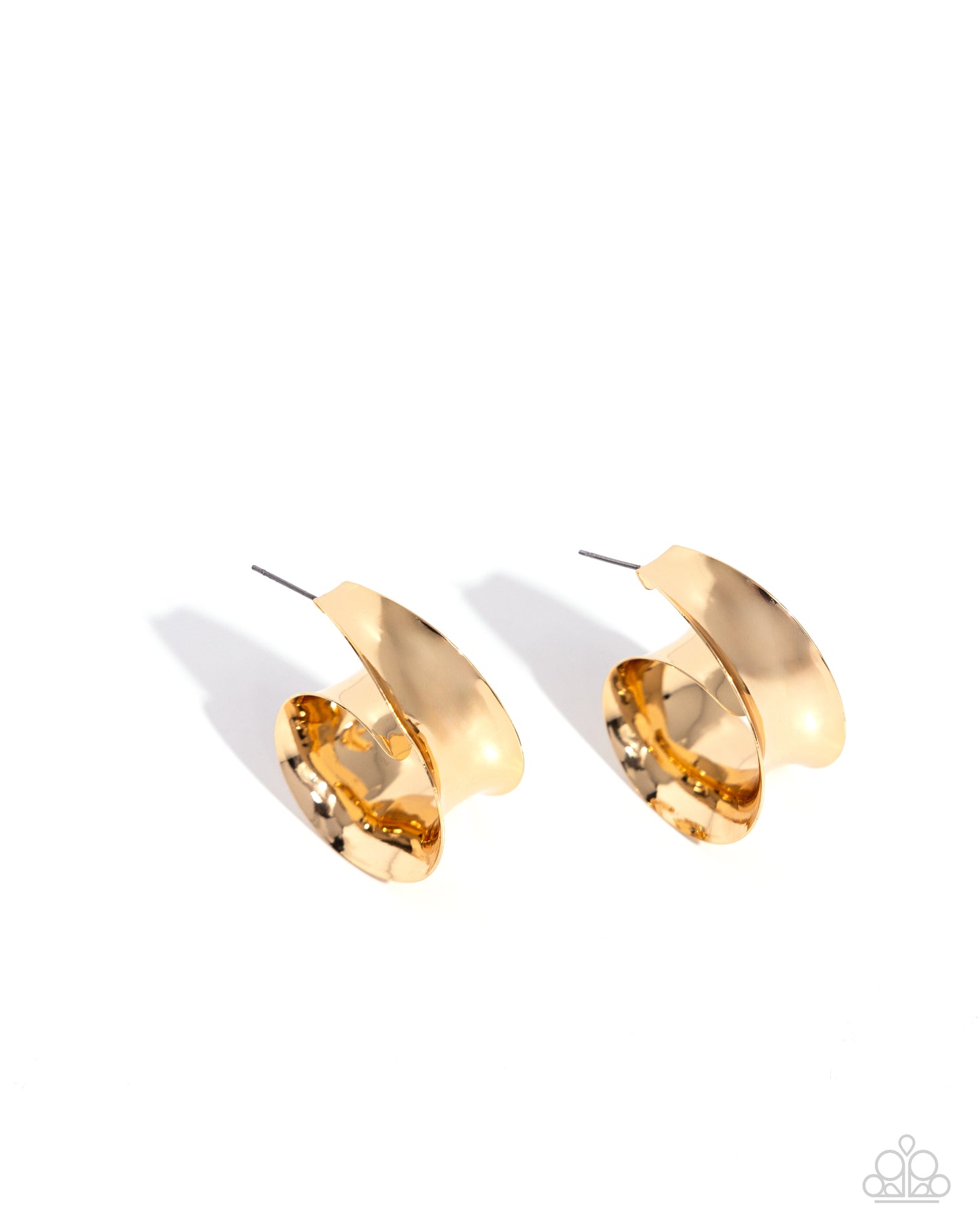 Curly Cadence - Gold Earring