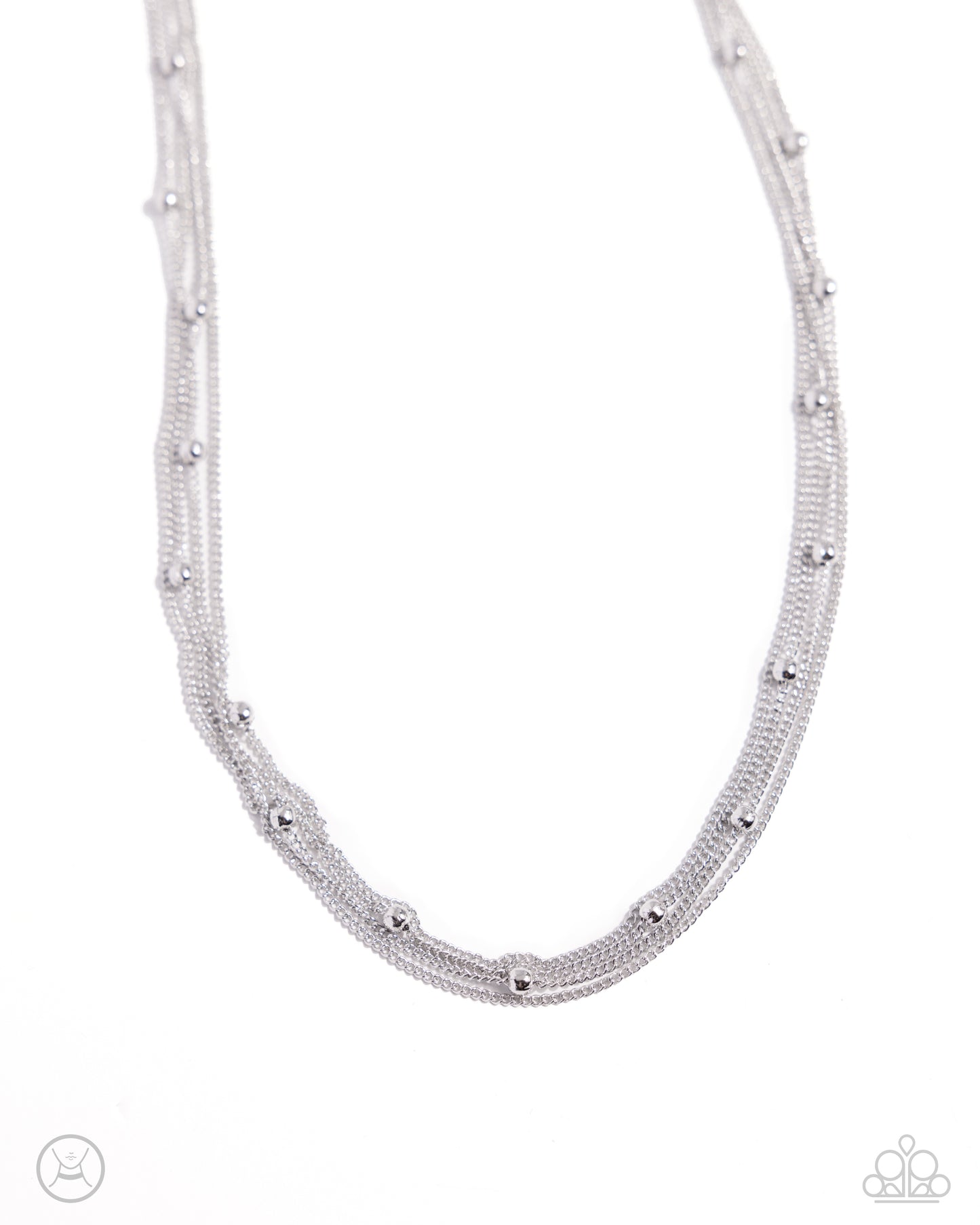 Satellite Strands - Silver Necklace