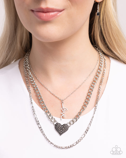 Luxurious Love - Black  Necklace