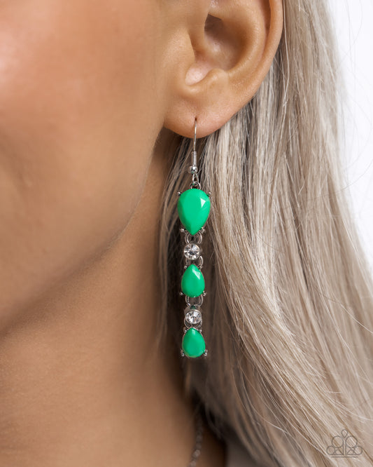 Malibu March - Green Earring