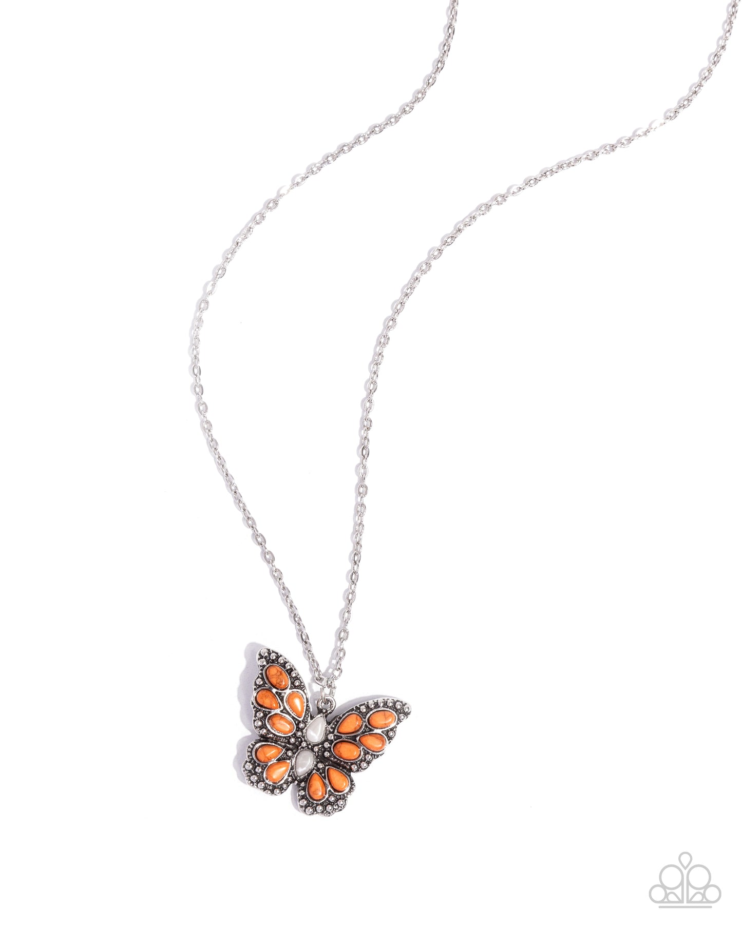 Santa Fe Satisfaction - Orange Necklace