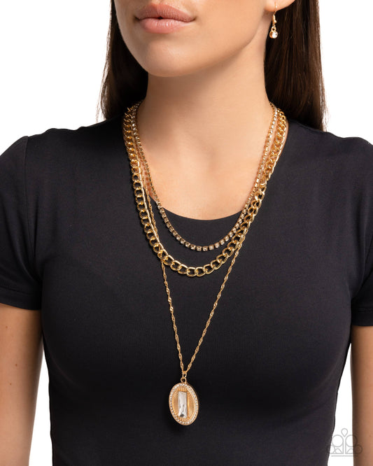 Edgy Empire - Gold Necklace