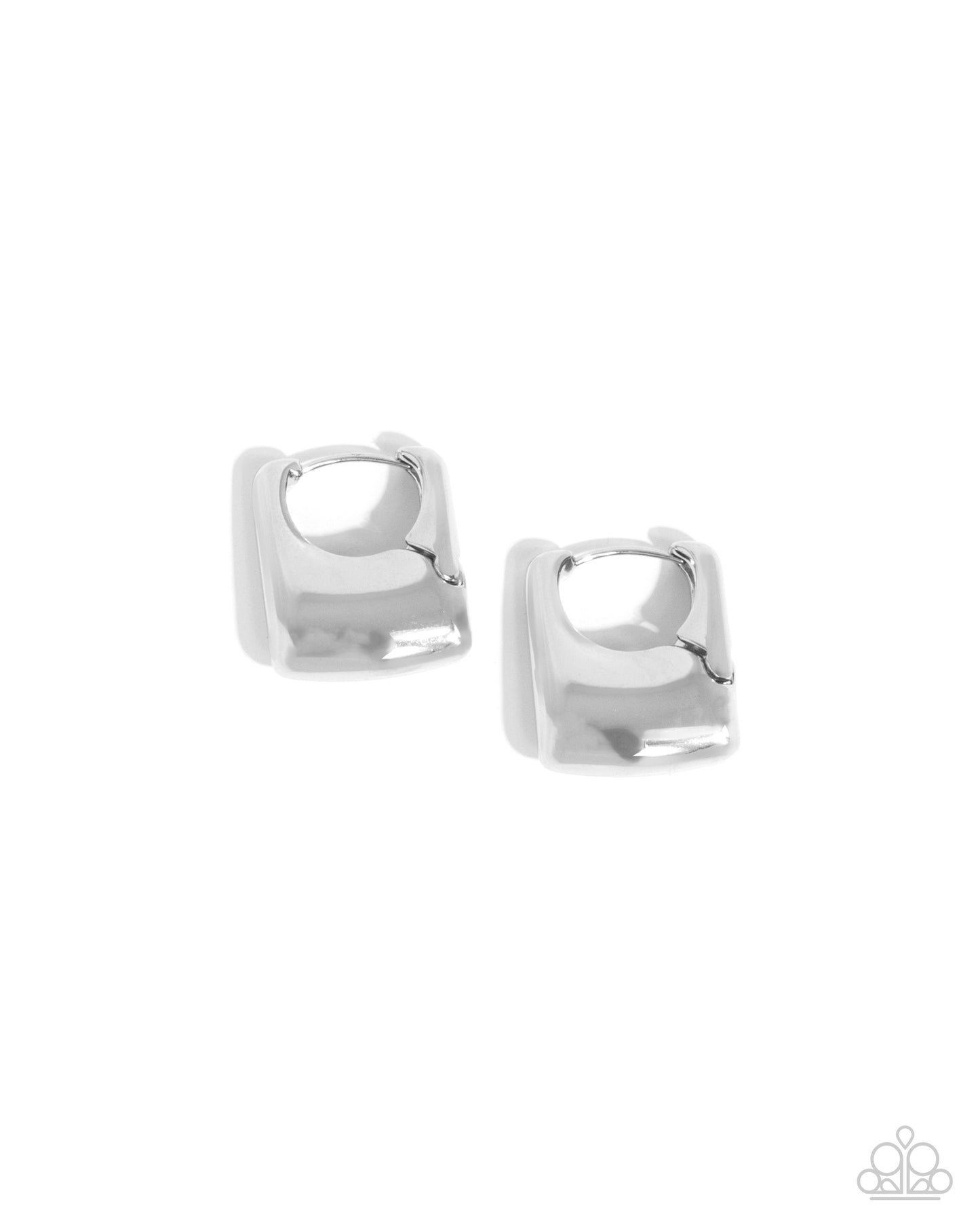 Square Symmetry - Silver Earring