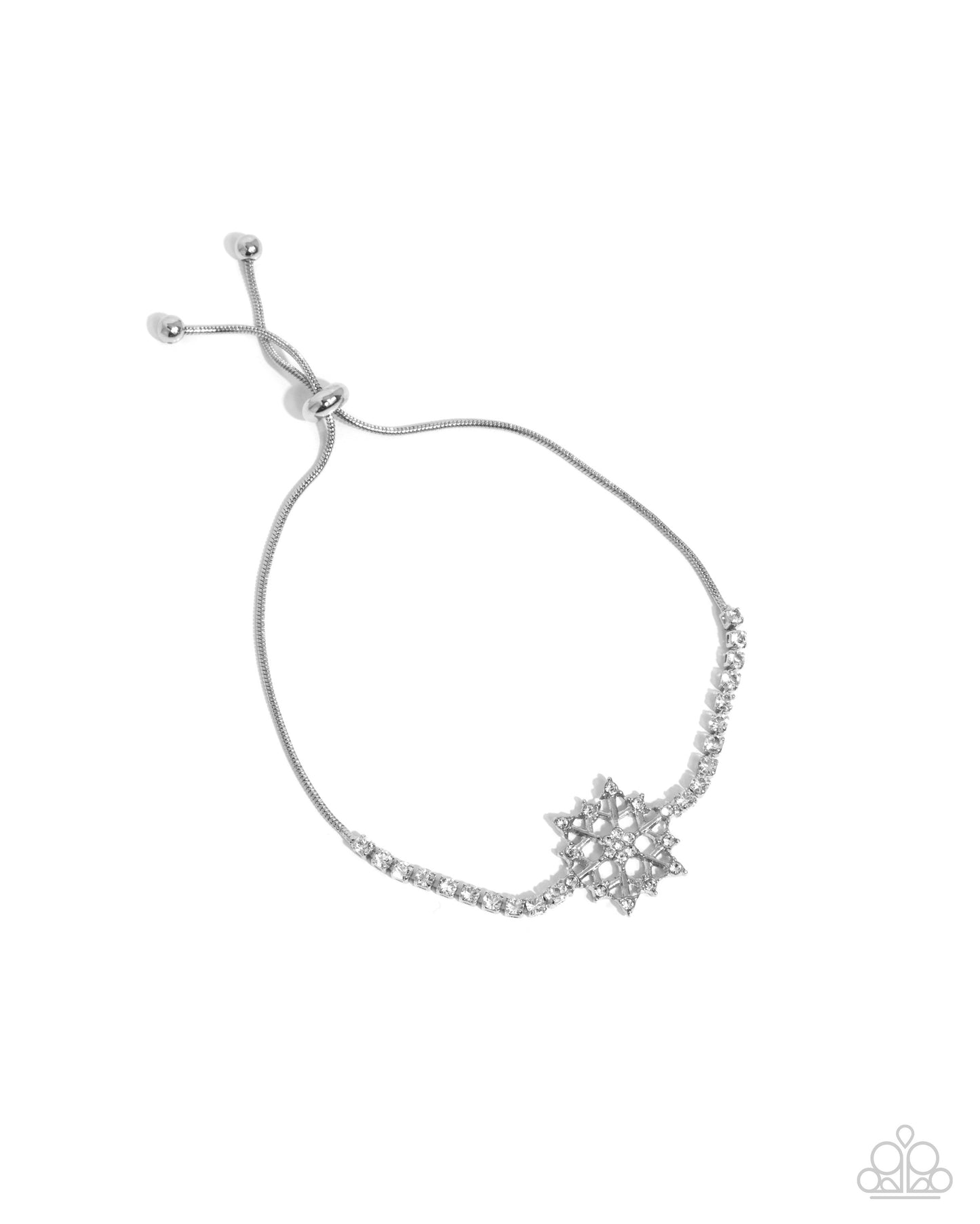 Snow Angel Shimmer - White Bracelet