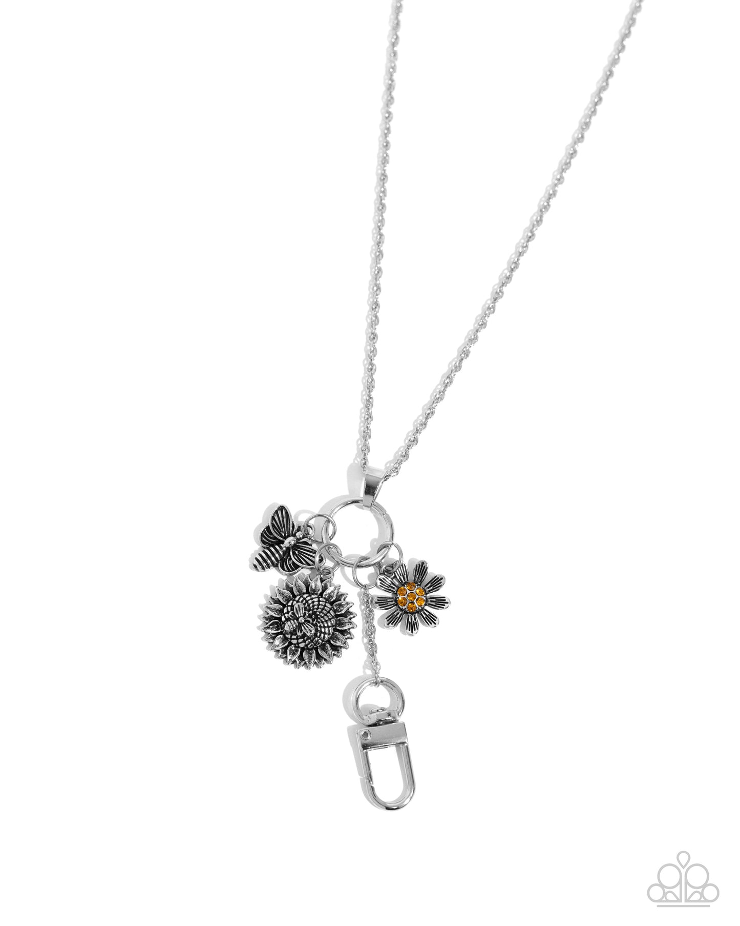 Bumblebee Bling - Orange Necklace