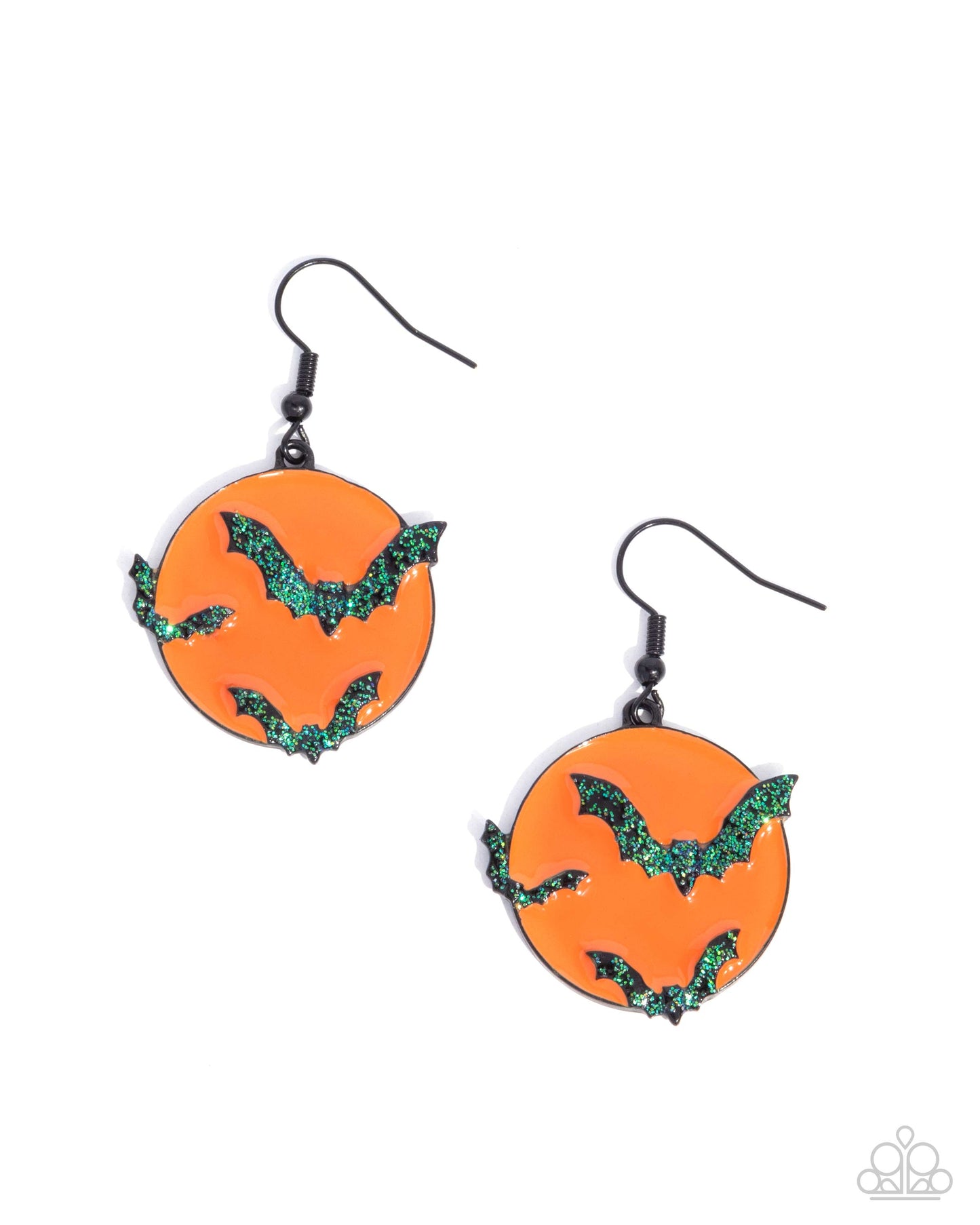 Vampire Bats - Orange Earring