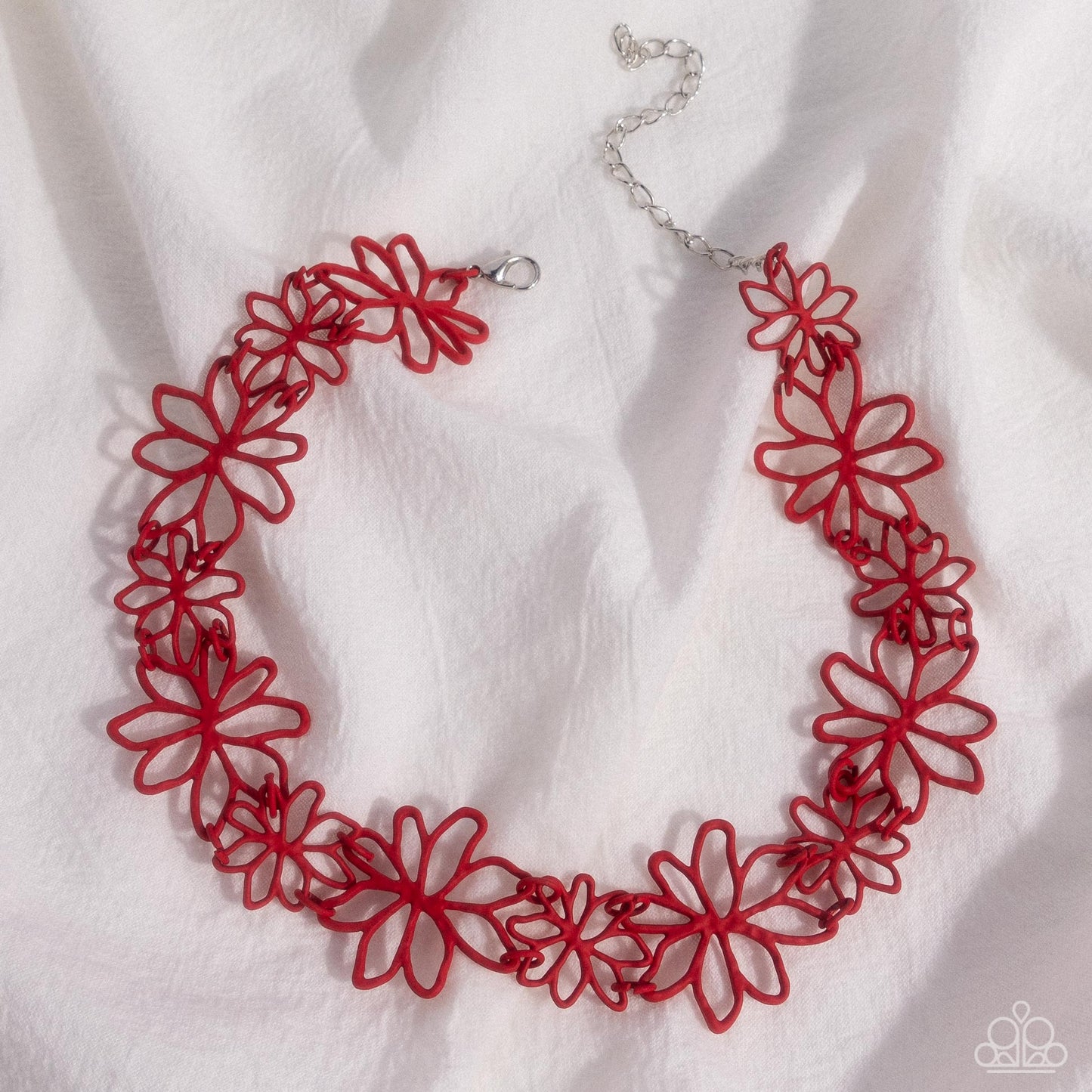 Bouquet Blend - Red Necklace