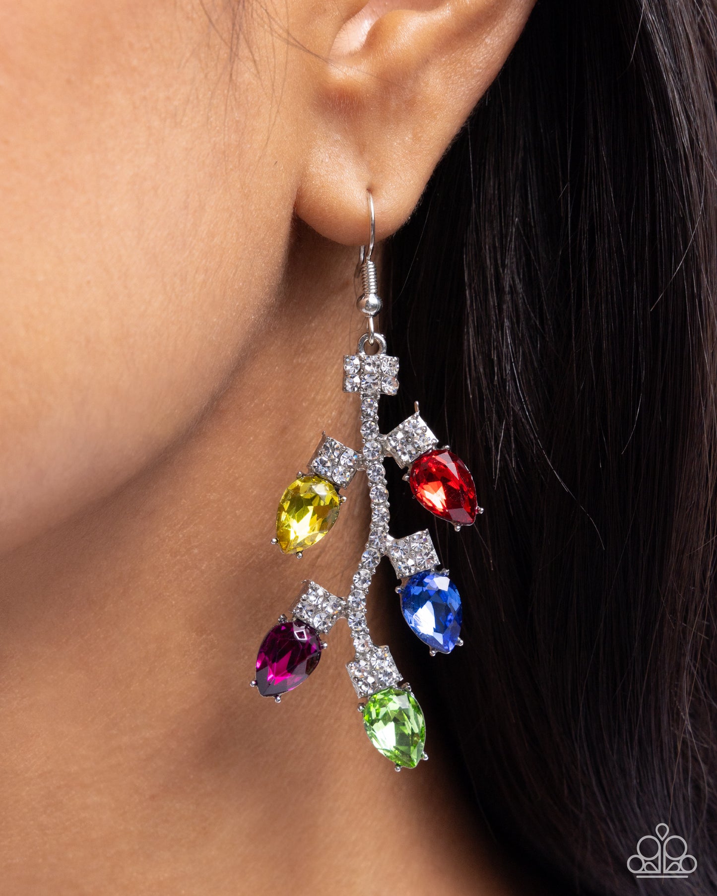 Christmas Lights - Multi Earring