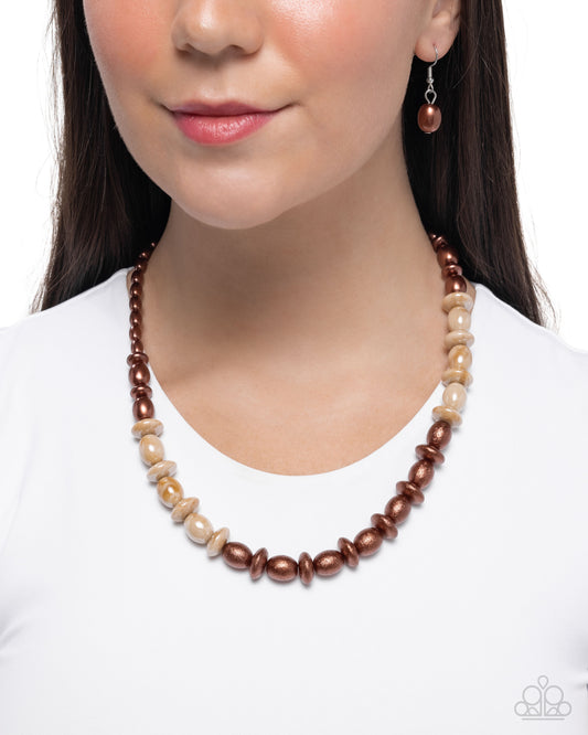 Princess Avenue - Brown Necklace