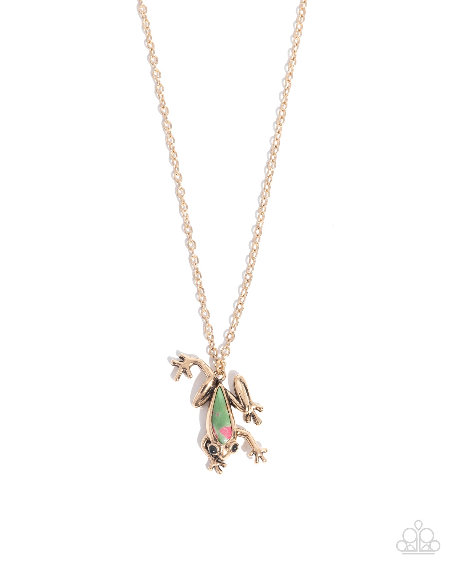Flashy Tree Frog - Multi Necklace