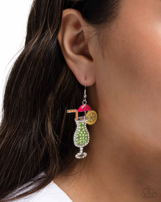 Delightful Daiquiri - Green Earring