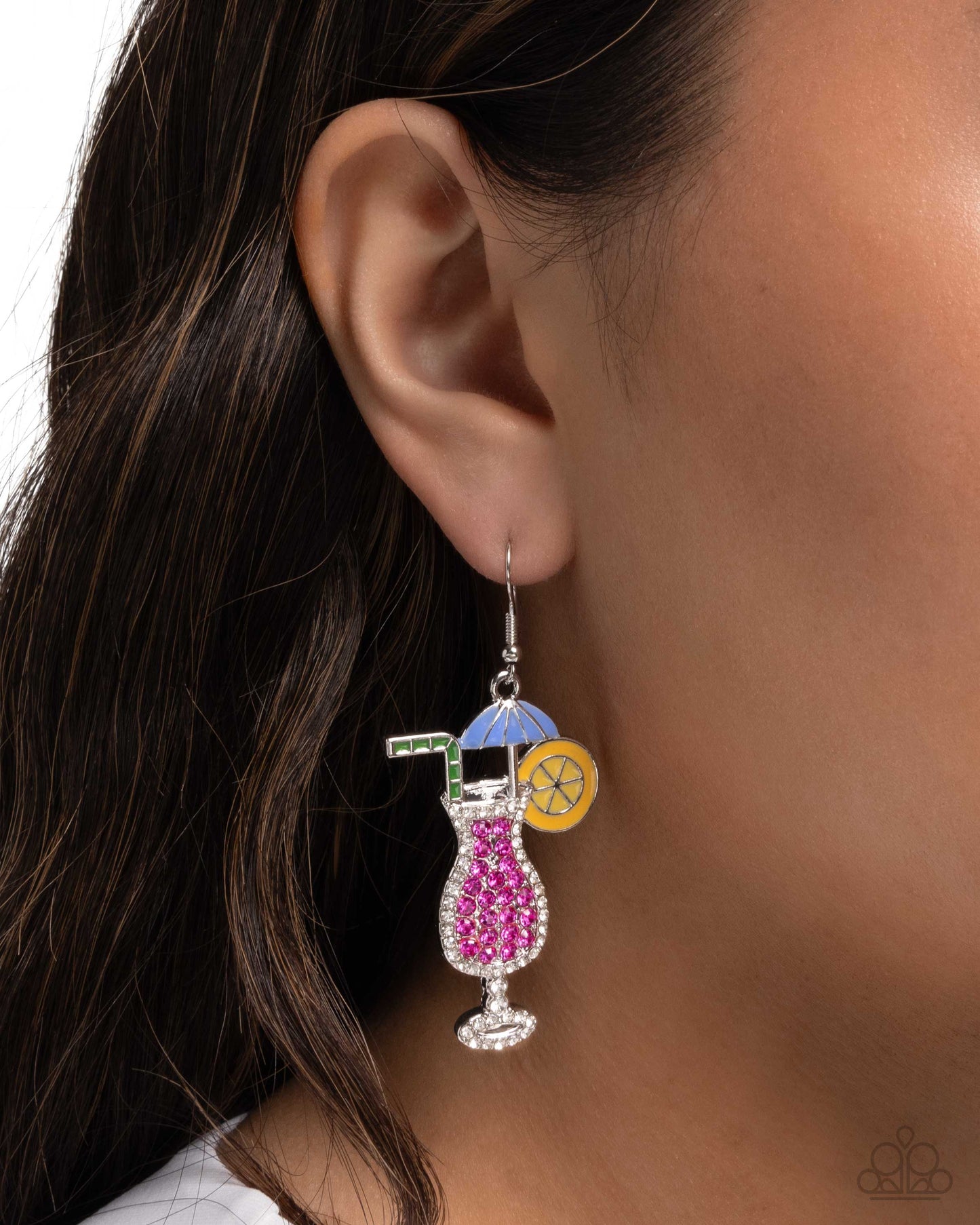 Delightful Daiquiri - Pink Earring