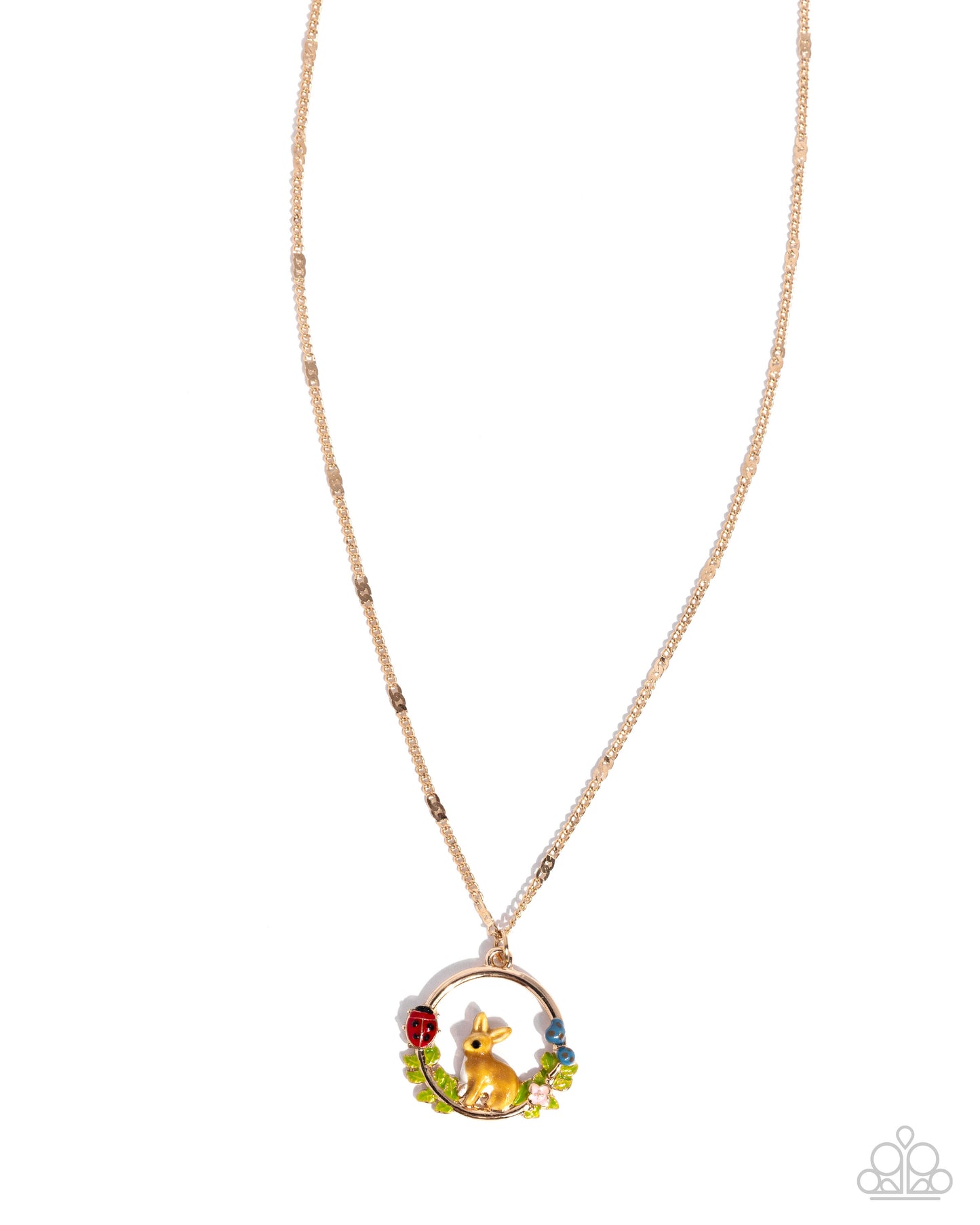 Easter Emblem - Gold Necklace