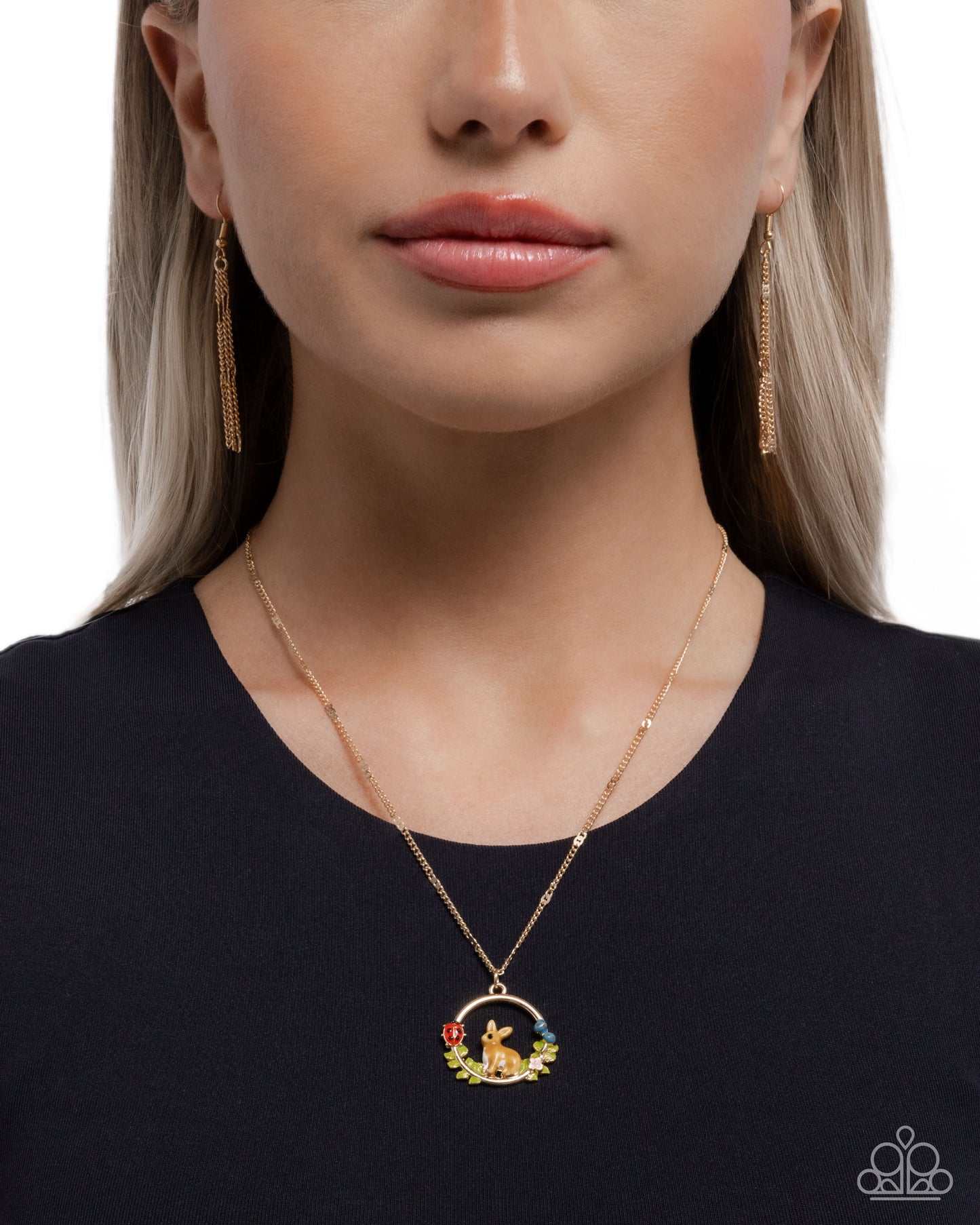 Easter Emblem - Gold Necklace