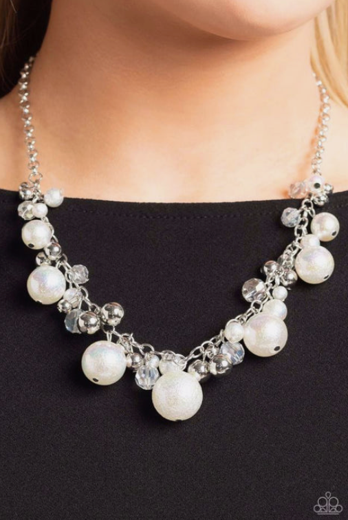 Scratched Shimmer White