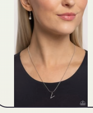 Letter of the Law - White - V Necklace