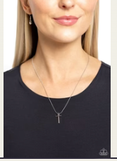 Letter of the Law - White - T Necklace