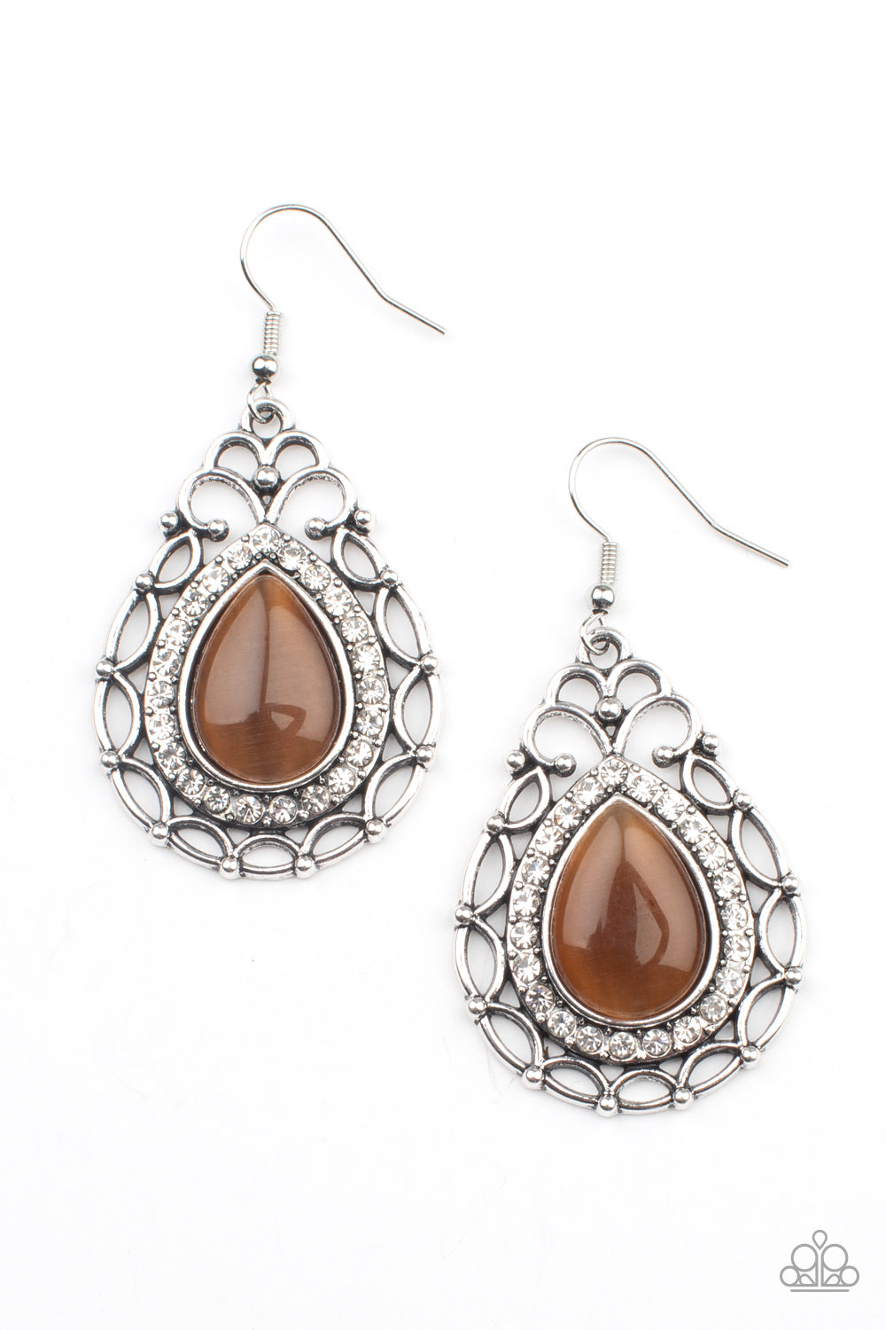 Endlessly Enchanting - Brown Earring