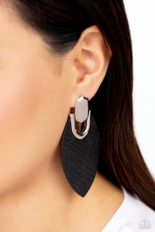 Wildly Workable - Black Earring