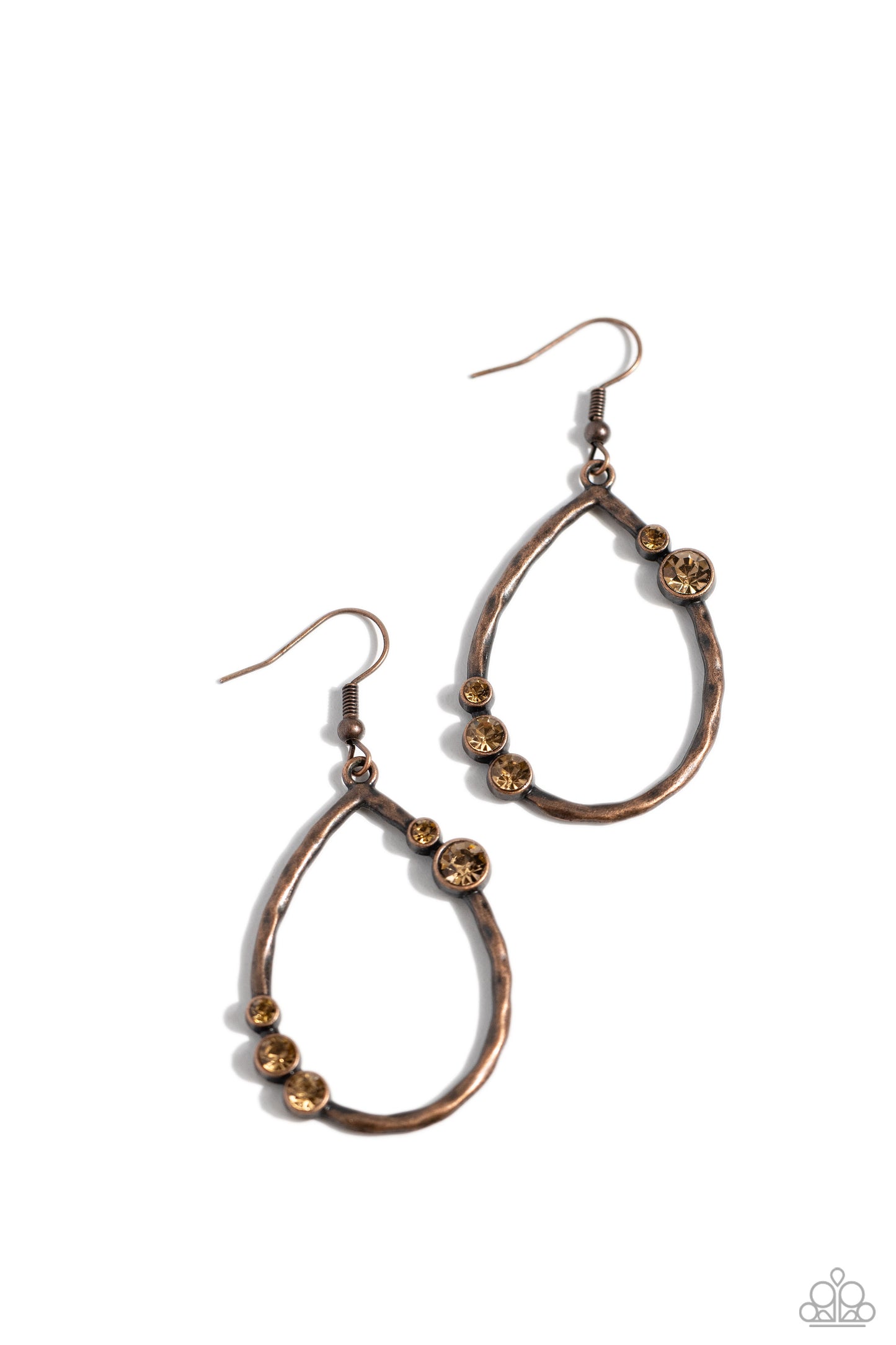 Shop Till You DROPLET - Copper Earring