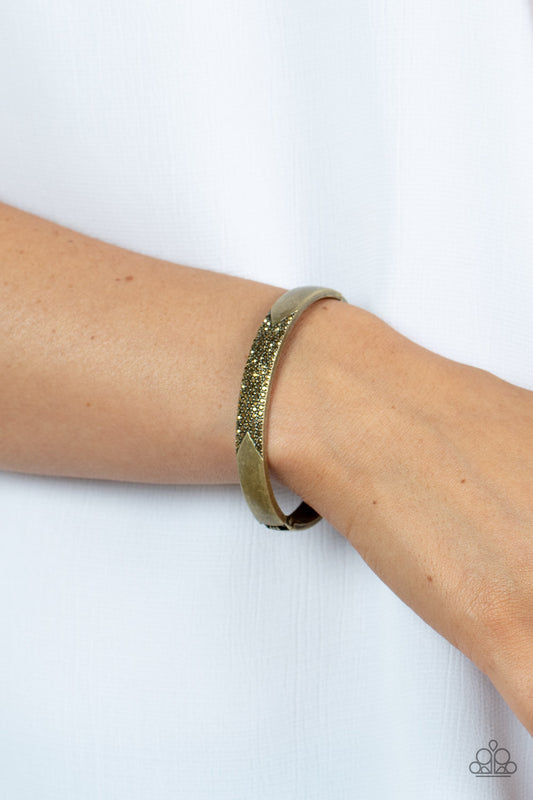 Radiant Edge - Brass  Bracelet