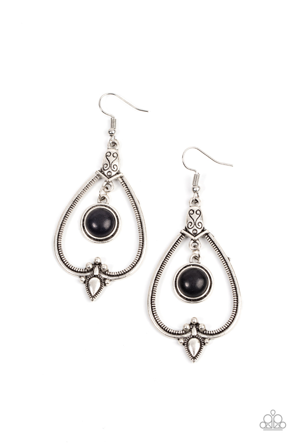 Rocky Mountain Royalty - Black Earring