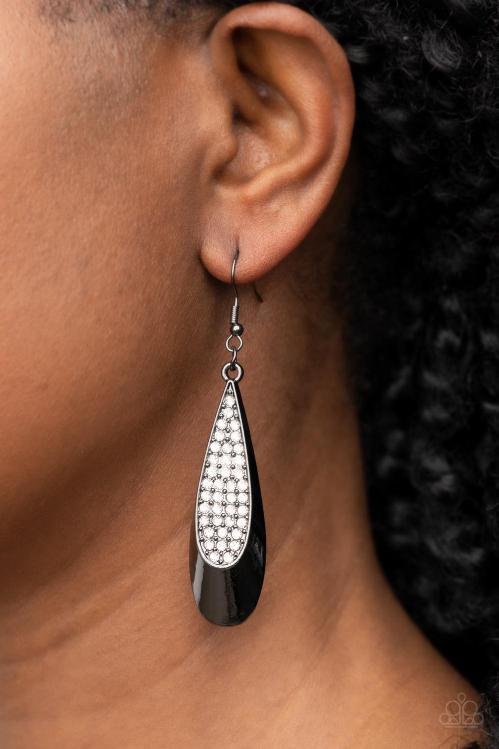 Prismatically Persuasive - Black Earring