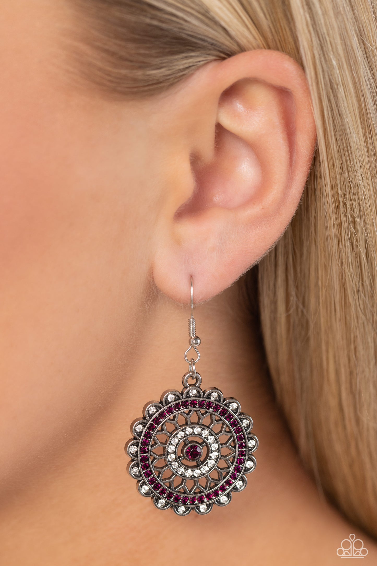 Twinkly Translation - Purple Earring