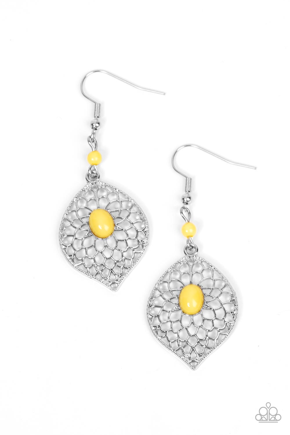 Perky Perennial - Yellow Earring