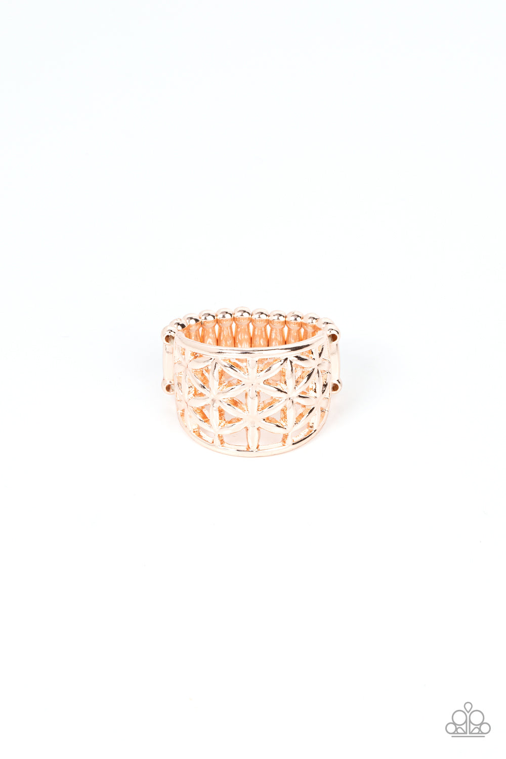 Gardenia Gazebo - Rose Gold Ring