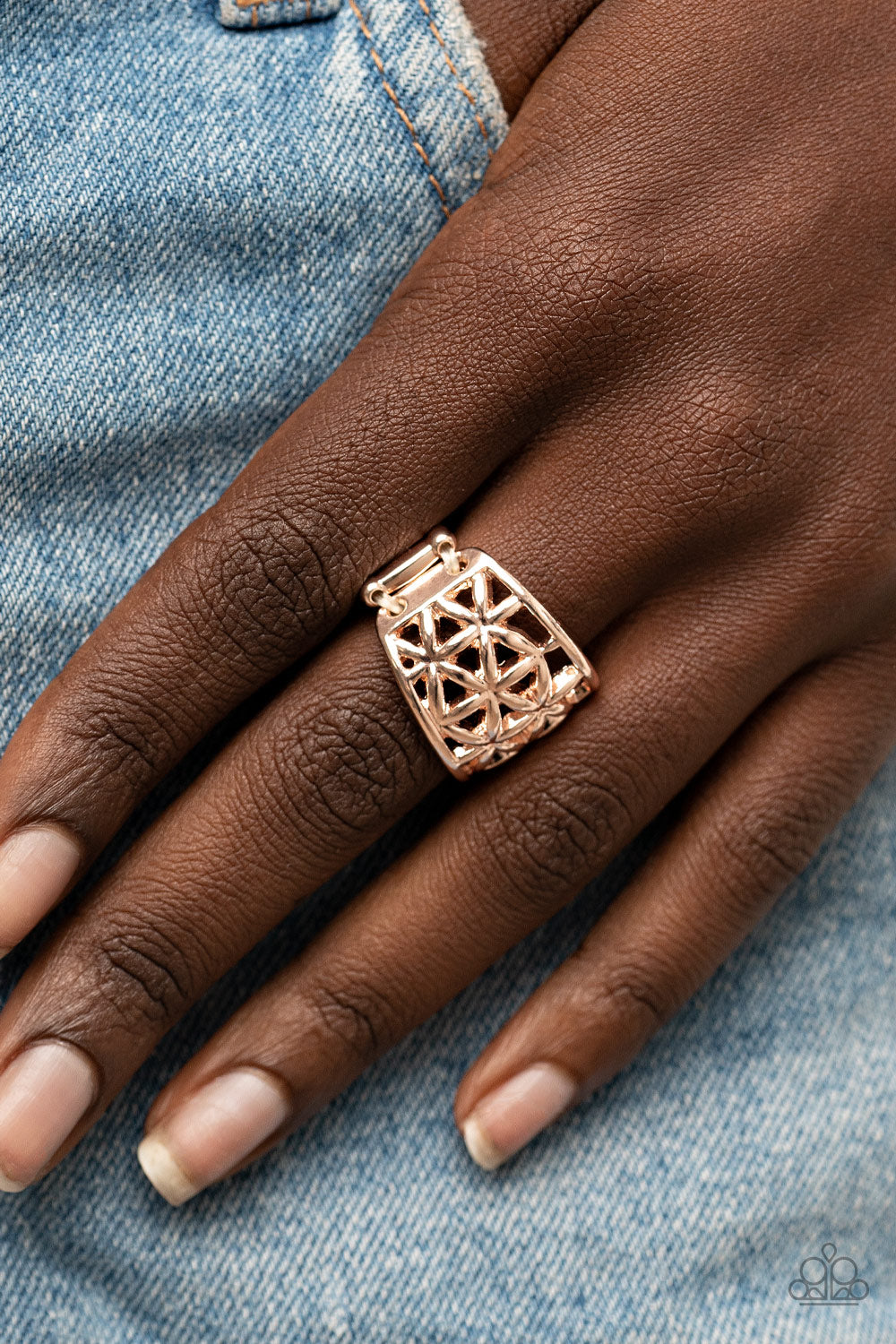 Gardenia Gazebo - Rose Gold Ring