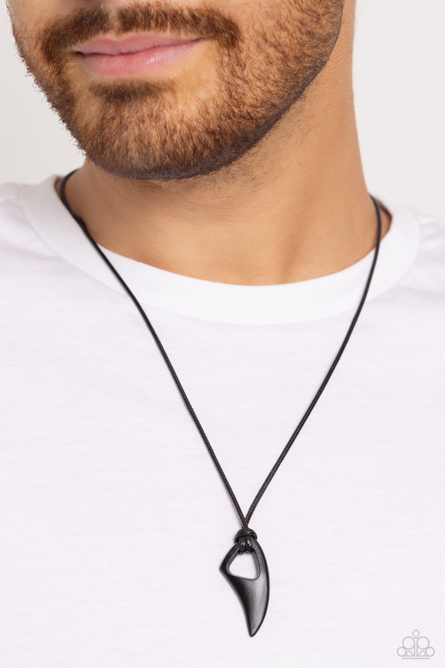 Summer Shark - Black Necklace