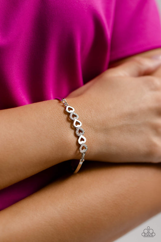 Attentive Admirer - White Bracelet