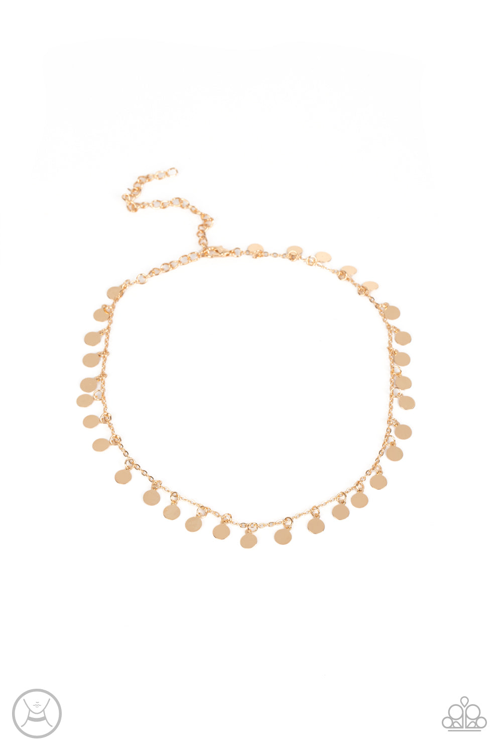 Champagne Catwalk - Gold Necklace