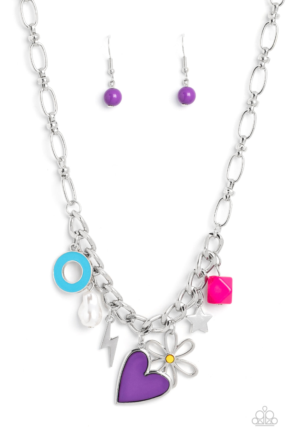 Living in CHARM-ony - Purple Necklace