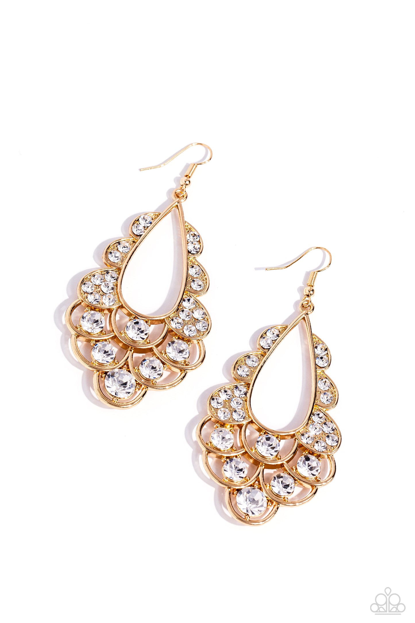 Majestic Masquerade - Gold Earring